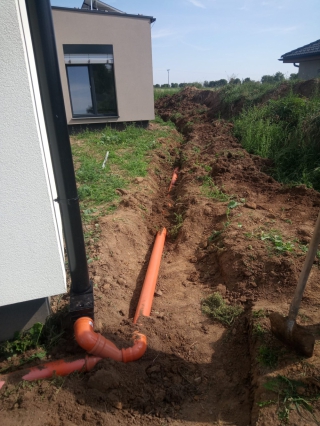 Odvod dešťové vody Vlaštovičky