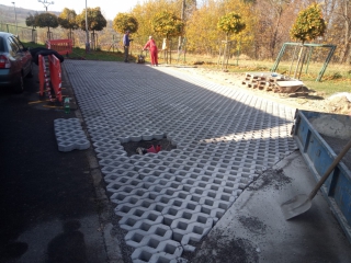 Parkoviště MŠ Horní Benešov